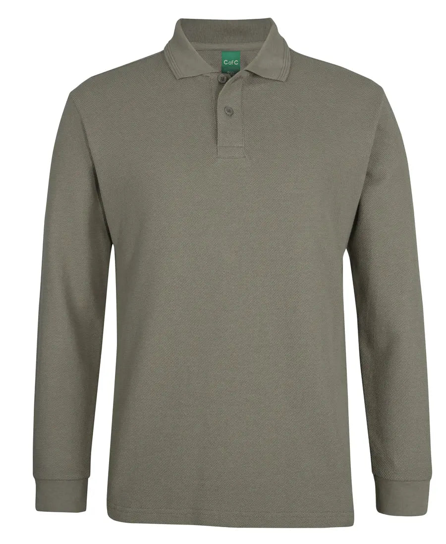 Jb's Popcorn Cotton Long sleeve Polo Shirt 2PCL Jb's Wear